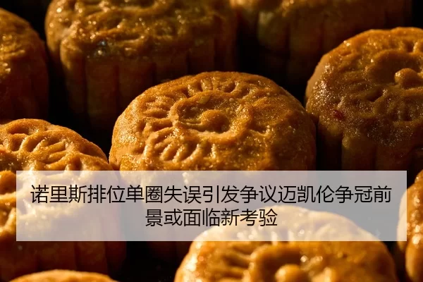 诺里斯排位单圈失误引发争议迈凯伦争冠前景或面临新考验
